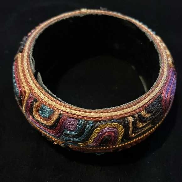 Pink, Blue, Yellow, & Black Bracelet - Picture 10 of 17